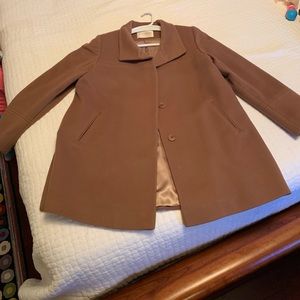 Fleurette (from Nordstrom) Wool tan coat - EUC!!!!